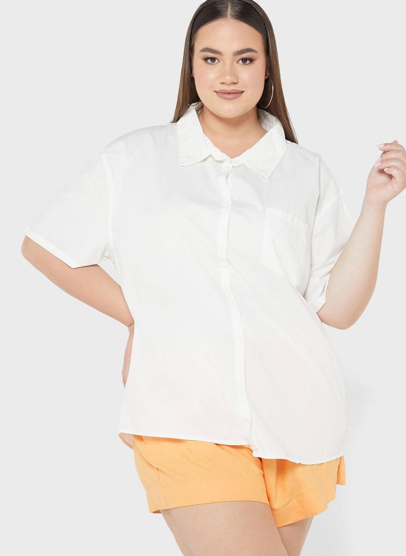 Cotton On Curve High Waisted Shorts  - Image 1