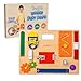 Driddle Busy Board Wooden Montessori Activity Board for Toddlers Kids 12 Educational Sensory Toys to Learn Basic Life Skills Develop Fine Motor Skills Baby Mirror - Image 2
