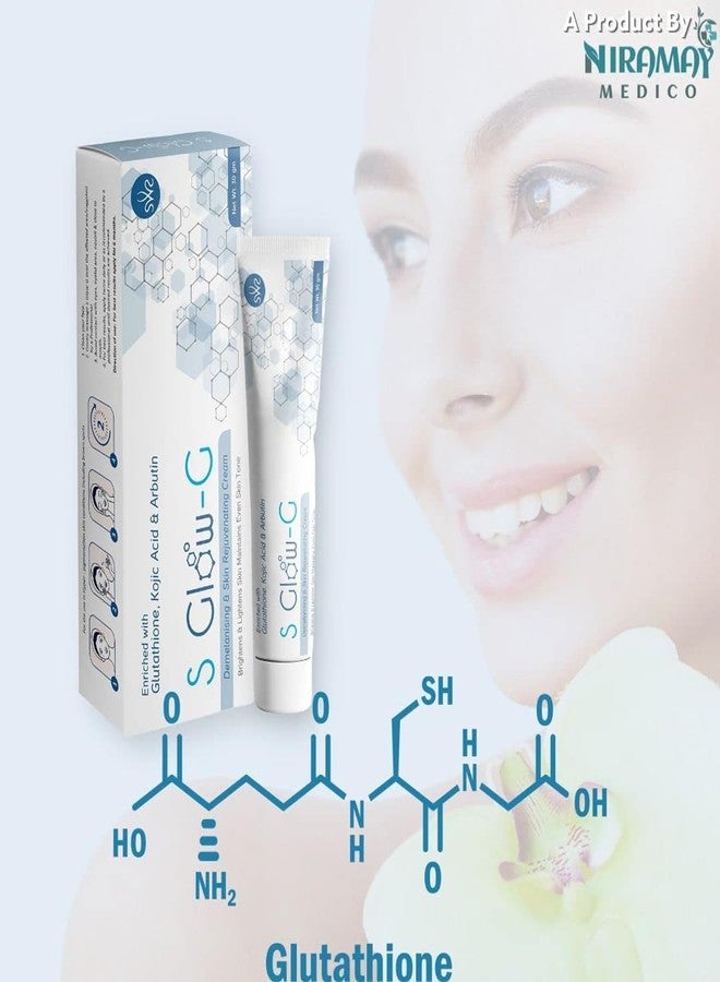 Dextron S Glow - G Glutathion Cream 30gm For Dark Spot Removal Brightens & Lightens Skin Maintains Even Skin Tone Face Cream For Men & Women - Image 5