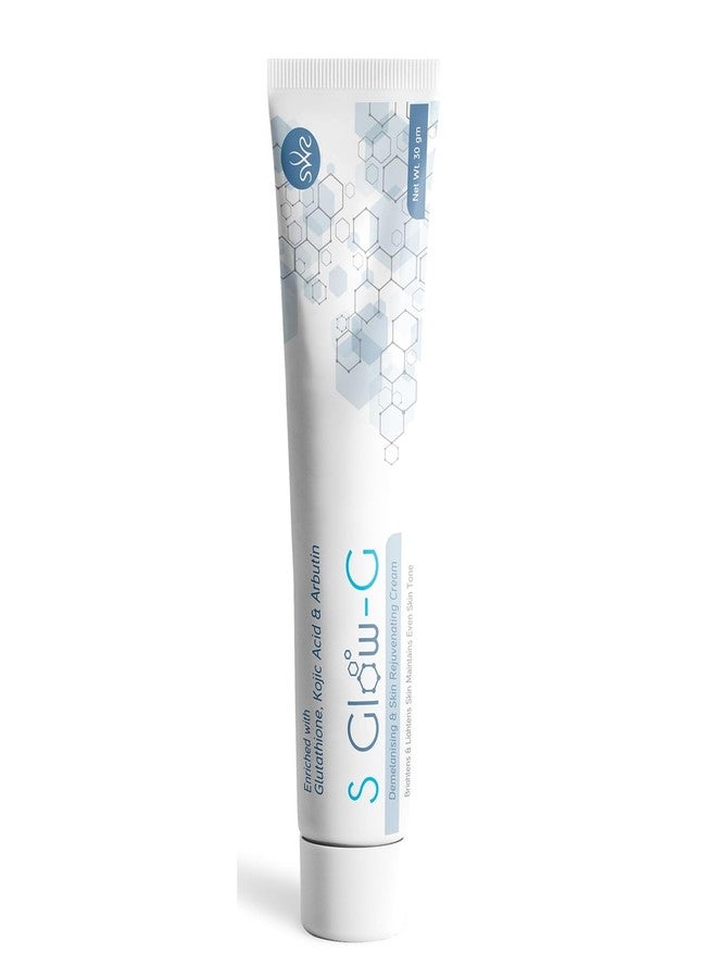 Dextron S Glow - G Glutathion Cream 30gm For Dark Spot Removal Brightens & Lightens Skin Maintains Even Skin Tone Face Cream For Men & Women - Image 2