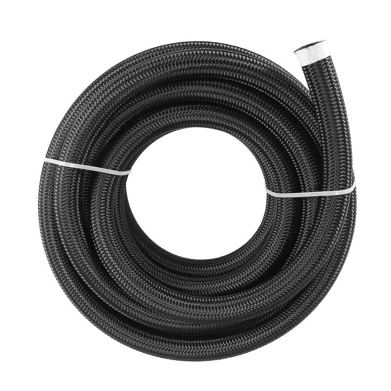 Lotcesfun 12AN Fuel Line Hose Braided Nylon Stainless Steel Oil Gas CPE Transmission Oil Cooler Line Coolant Hose Fuel Line Pump Gas Race Gas Vacuum Hydraulic Fluid Diesel Hose Line Tube 20ft