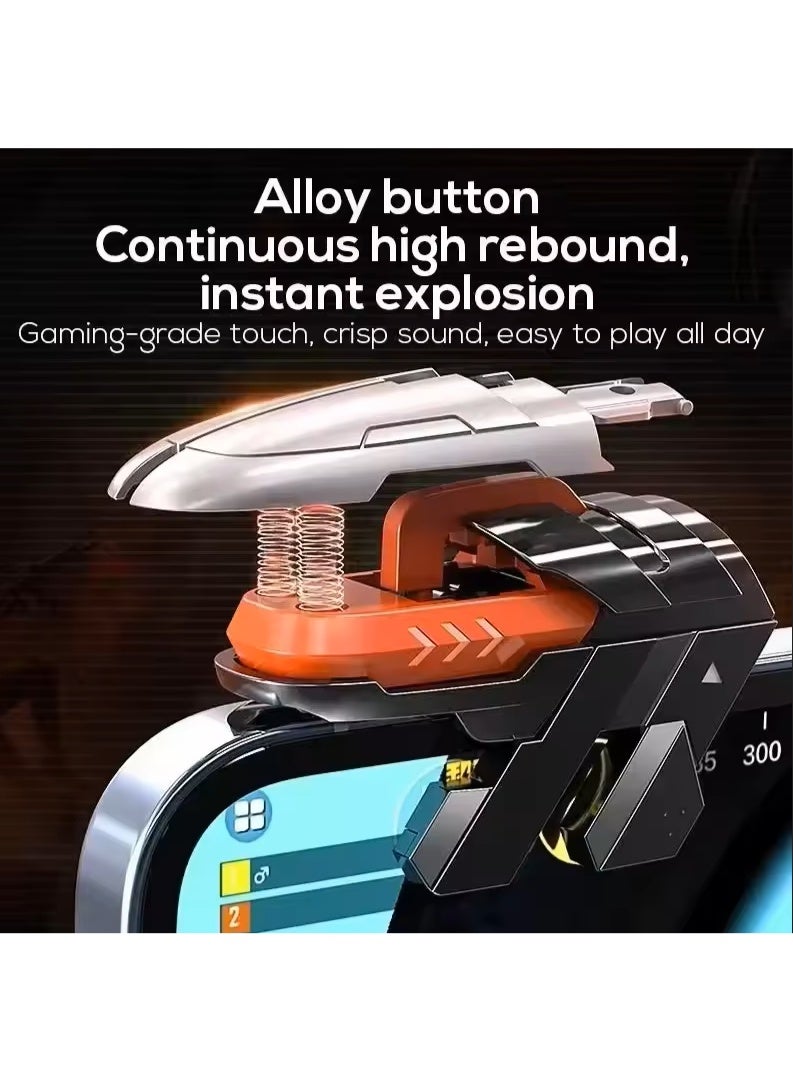 ميمو تريجر ببجي ميمو 6 اوتو AK06 ستة أصابع الهاتف المحمول ل IOS أندرويد PUBG أذرع التحكم في ألعاب الفيديو - Image 5