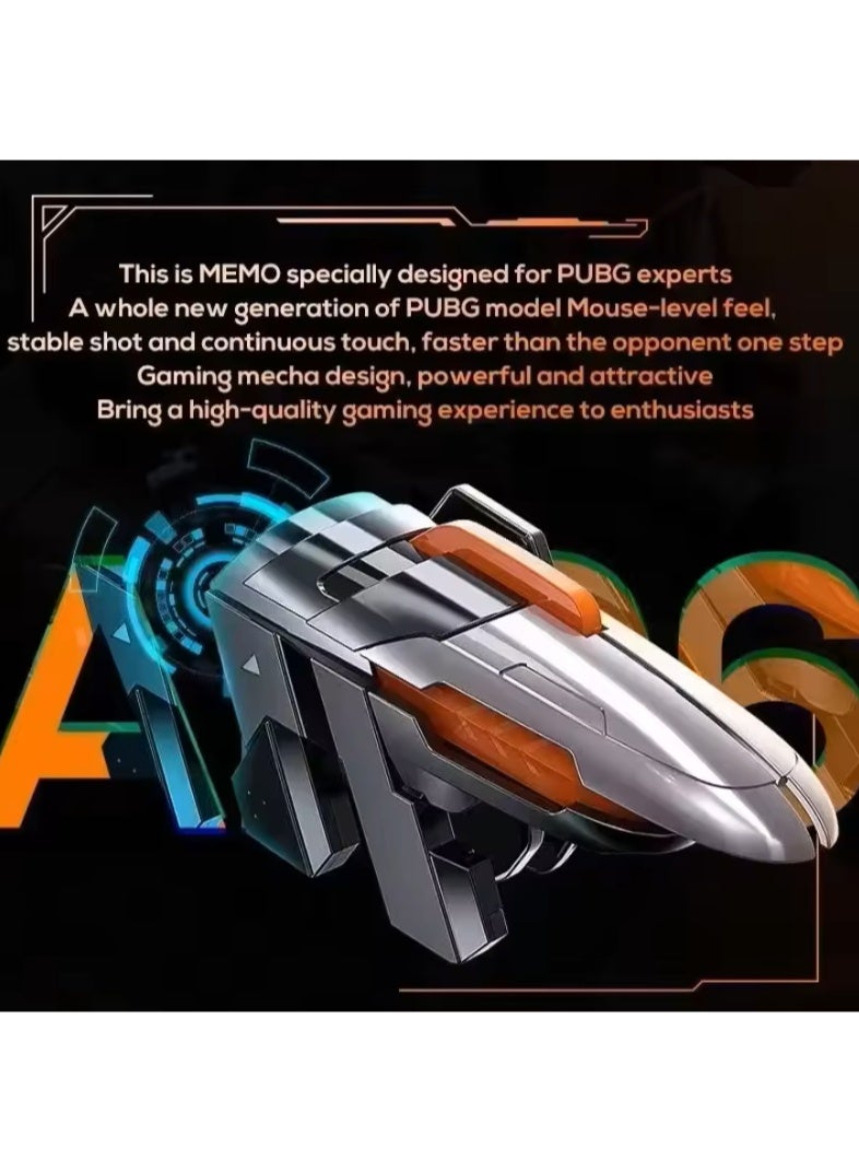 ميمو تريجر ببجي ميمو 6 اوتو AK06 ستة أصابع الهاتف المحمول ل IOS أندرويد PUBG أذرع التحكم في ألعاب الفيديو - Image 4