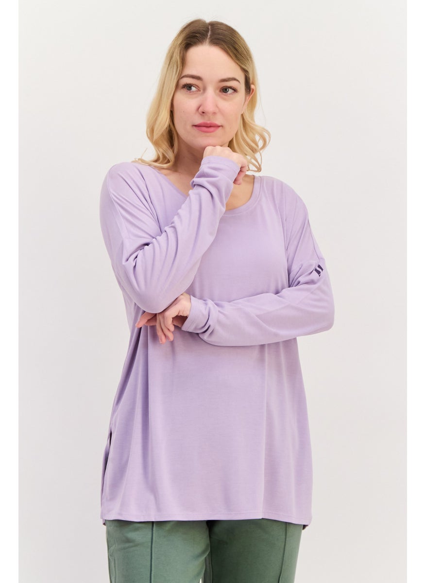 Women Sportswear Fit Long Sleeve Outdoor Top, Lavender - pzsku/Z528EE25AD2985293E8EFZ/45/_/1737642671/98059a8f-7b65-4b8d-89bc-1c8cb0c4bfdb