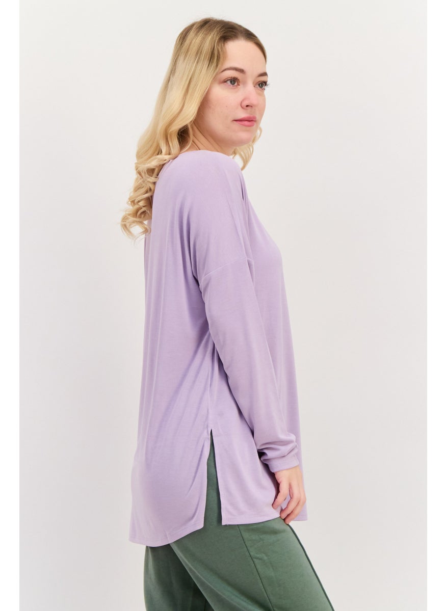 Women Sportswear Fit Long Sleeve Outdoor Top, Lavender - pzsku/Z528EE25AD2985293E8EFZ/45/_/1737642678/b5a04048-c552-49cf-8c4d-95aad7c73f78