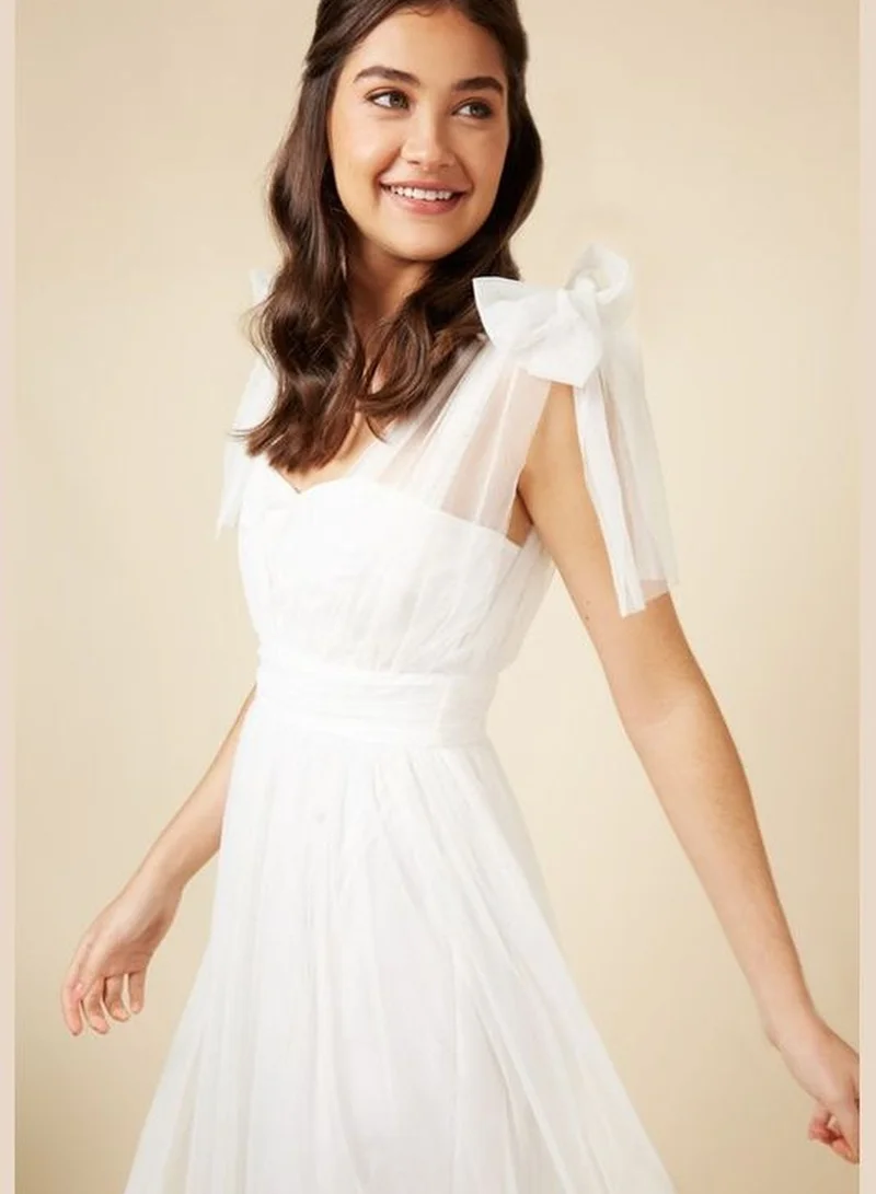 Little Mistress Little Mistress White Bridal Dress