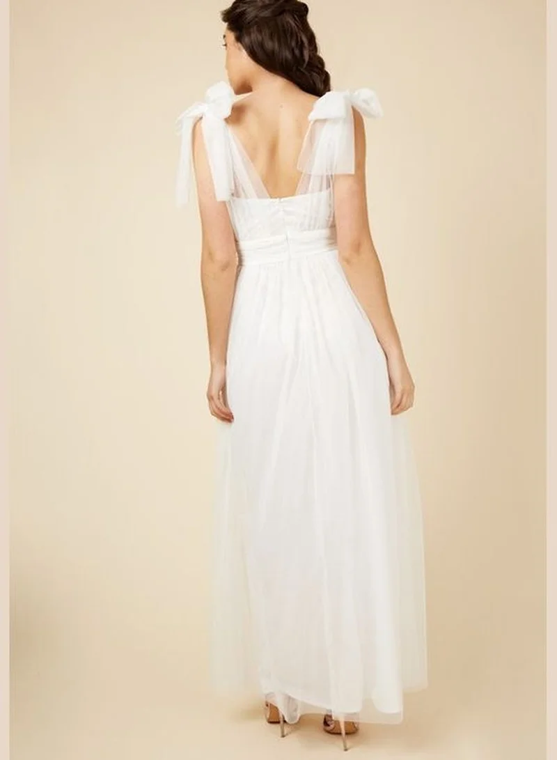 Little Mistress Little Mistress White Bridal Dress