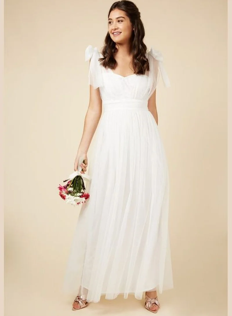 Little Mistress Little Mistress White Bridal Dress