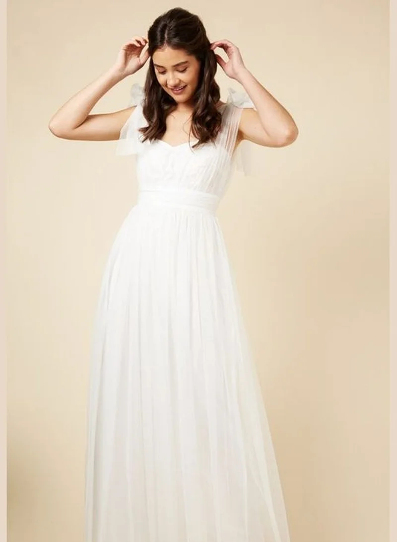Little Mistress Little Mistress White Bridal Dress