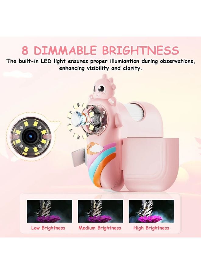 Purple Handheld Digital Microscope 1000X Magnification 2 Inch Screen USB Rechargeable - Image 5