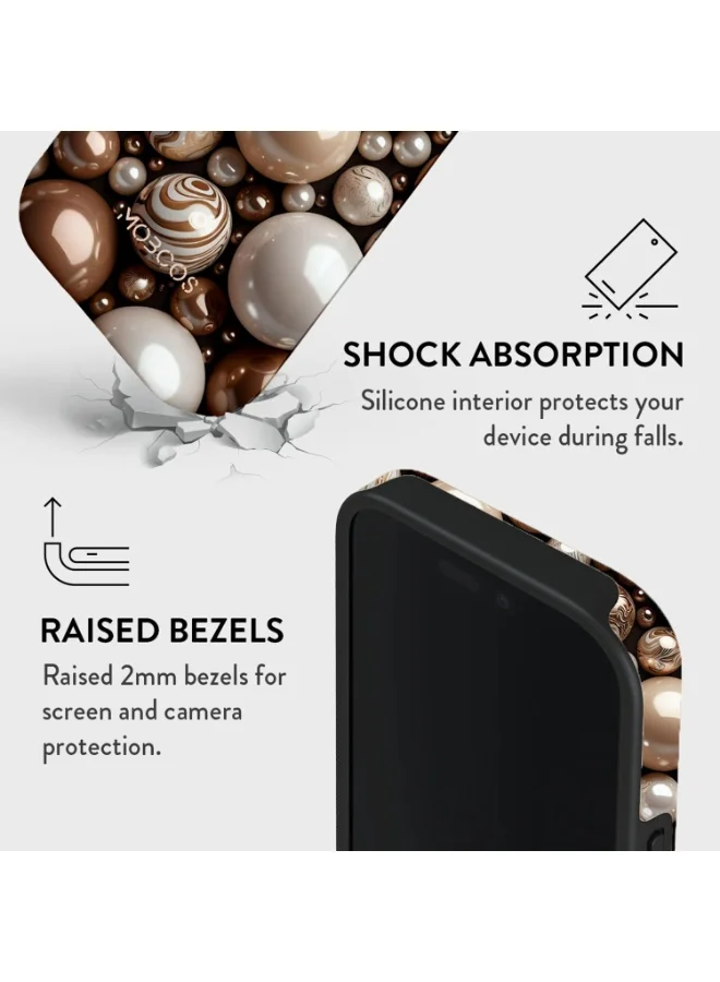 Mobcos Mobcos iPhone 17 Pro Mocha Mobcos iPhone 17 Pro Mocha Premium Case Compatible with Hybrid Dual-Layer Hard Shell + Silicone Protection - Scratch-Resistant Shockproof Mobile Cover  | Best Price UAE