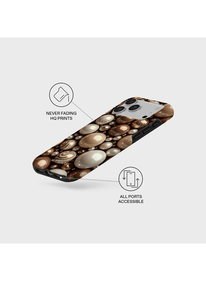 Mobcos Mobcos iPhone 17 Pro Mocha Mobcos iPhone 17 Pro Mocha Premium Case Compatible with Hybrid Dual-Layer Hard Shell + Silicone Protection - Scratch-Resistant Shockproof Mobile Cover  | Best Price UAE
