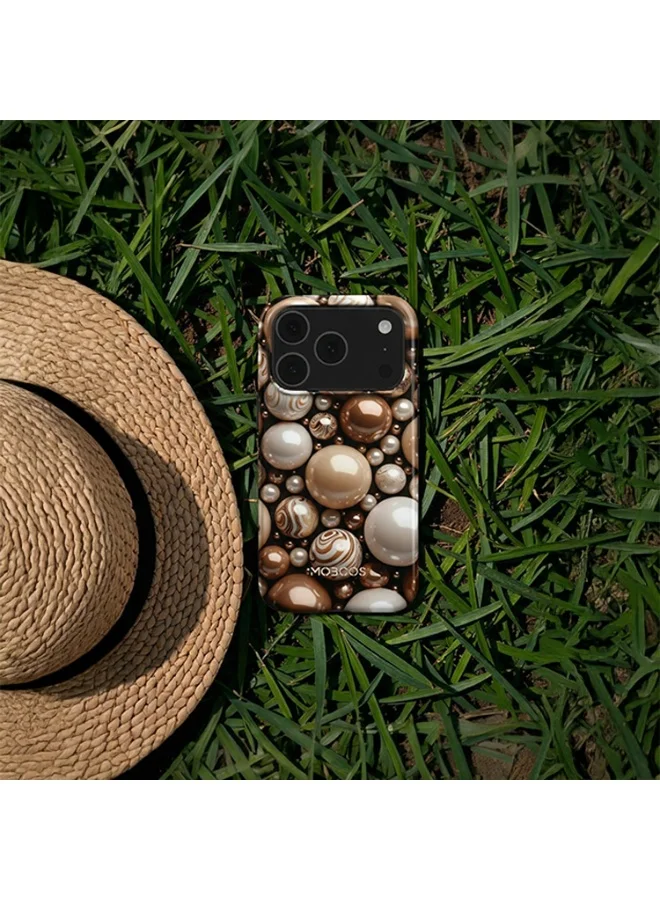 Mobcos Mobcos iPhone 17 Pro Mocha Mobcos iPhone 17 Pro Mocha Premium Case Compatible with Hybrid Dual-Layer Hard Shell + Silicone Protection - Scratch-Resistant Shockproof Mobile Cover  | Best Price UAE