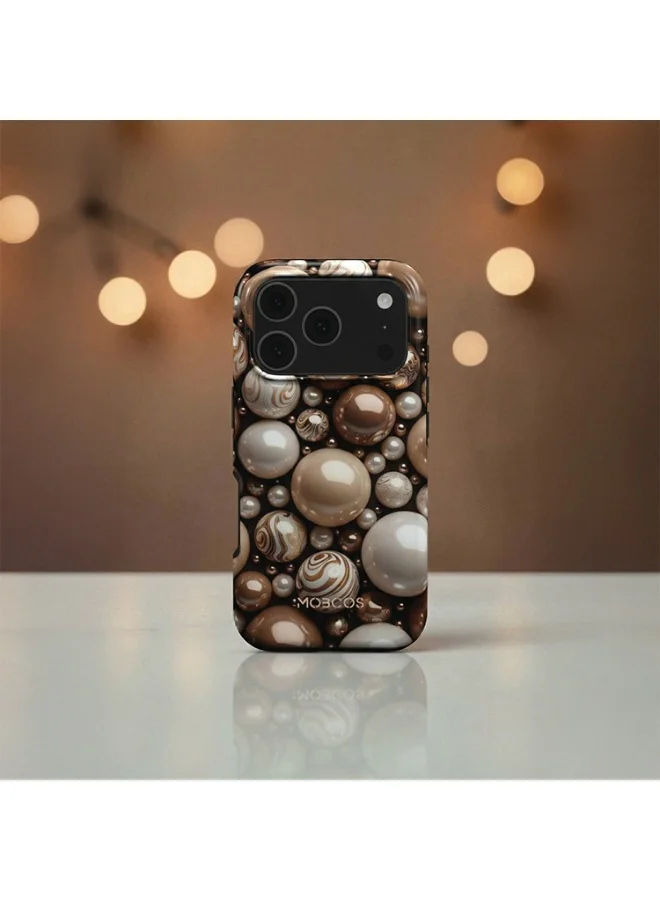 Mobcos Mobcos iPhone 17 Pro Mocha Mobcos iPhone 17 Pro Mocha Premium Case Compatible with Hybrid Dual-Layer Hard Shell + Silicone Protection - Scratch-Resistant Shockproof Mobile Cover  | Best Price UAE