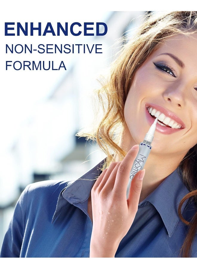MySmile Teeth Whitening Pen 30 Treatment Enamel Safe Tooth Whitening Gel for Teeth Sensitive10 Min Fast Whitening TeethHelps to Remove Stains from Coffee Smoking WinesMint Flavor - Image 4
