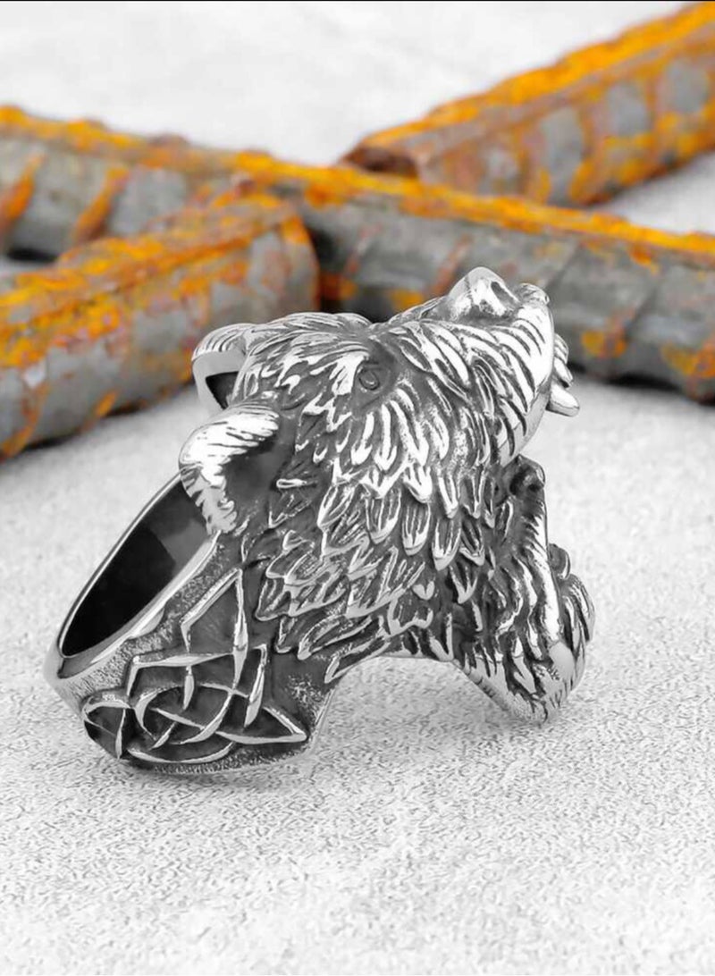 Luxury Concept Stainless Steel Ring For Men Size 8 - Image 3