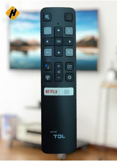 BURAQ Remote Control For Tcl Smart Lcd Led Tv Black 
