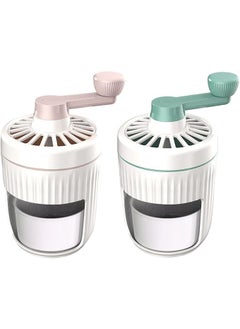 PARYAVARAN paryavaran Hand Ice Crusher Manual Crank Ice Crusher Portable Manual Ice Shaver Crusher Snow Cone Machine Ice Crusher Shaver for Outdoors Drink Home Smoothy  - Image 3
