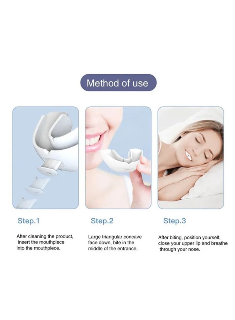 2pcs Anti-snoring Braces Apnea Guard Bruxism Tray Sleeping Aid Mouthguard Sleep Snoring Anti Snore Device Health Care