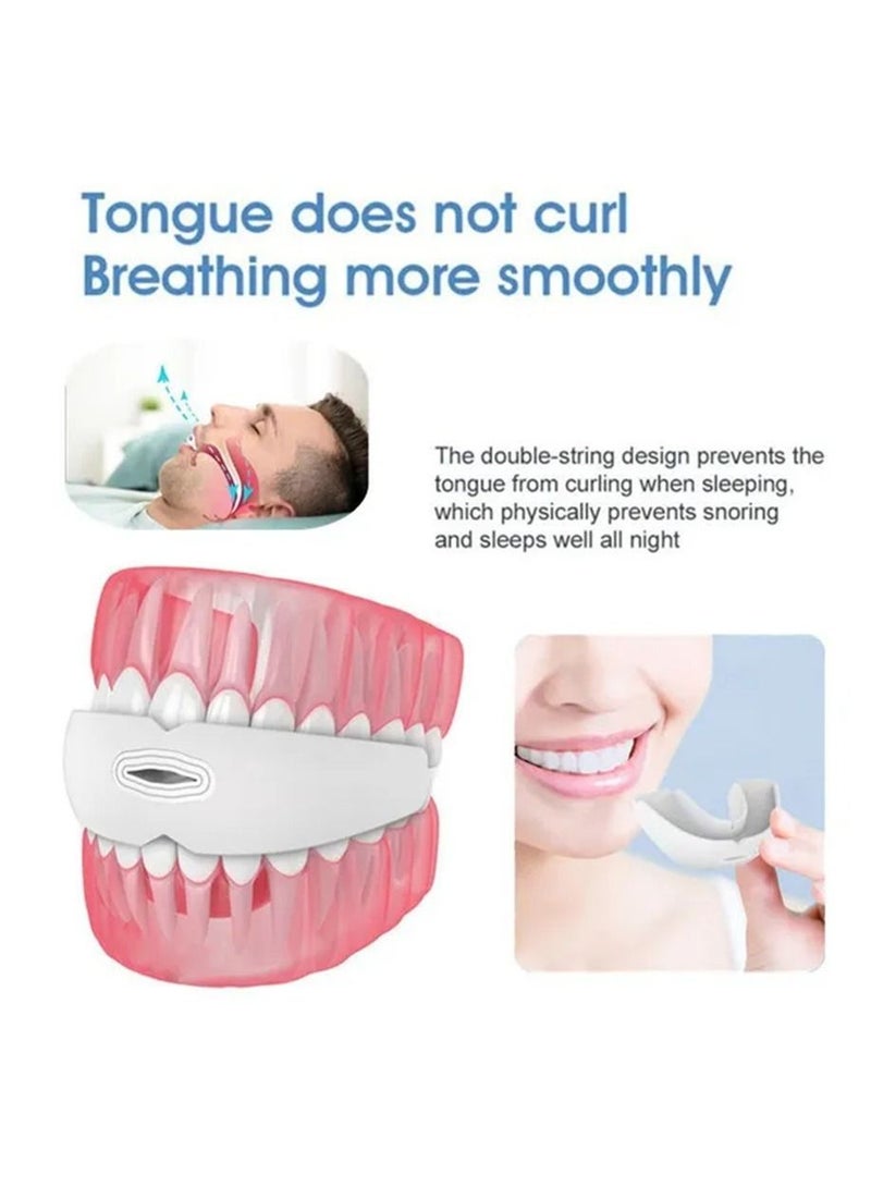 2pcs Anti-snoring Braces Apnea Guard Bruxism Tray Sleeping Aid Mouthguard Sleep Snoring Anti Snore Device Health Care