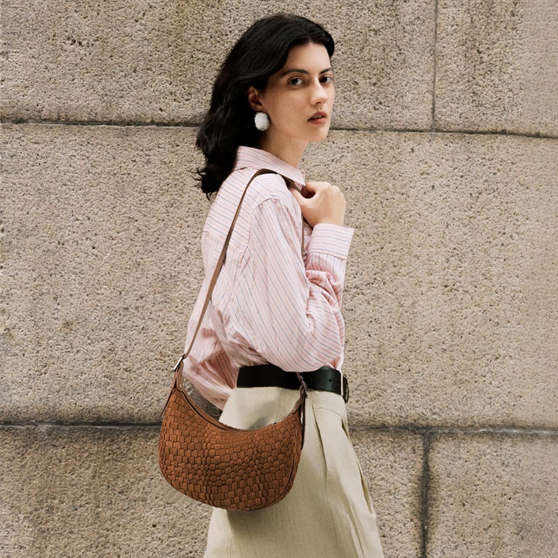 Queenoris Small Shoulder Bag for Women Cute Vegan Leather Clutch Purses and Handbags Trendy Crossbody Purses for Work travel - Image 2