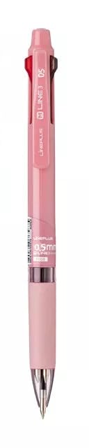 Lineplus M Line. 3 in 1 Multicolour Pen /3 Colours In 1 Pen (Coral Body, 0.5 mm) - Image 1