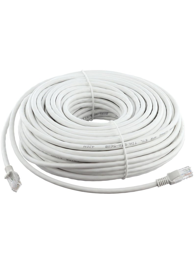 Generic Network Cable 30m Cat5 UTP White  - Image 2