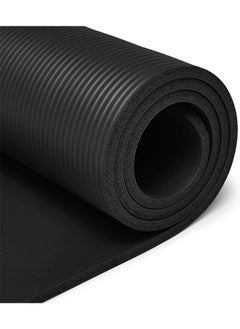 Taimi Anti-Tear Exercise Mat With Carrying Strap 183x61x1cm Black  - Image 3