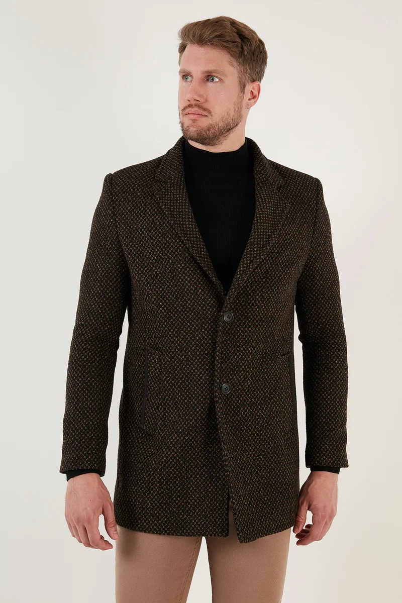 Buratti Slim Fit Cotton Cashew Coat Men's Coat 5840110