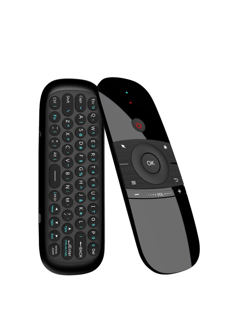Wechip Teclado Y Fly Air Mouse Wireless Remote Control Black - Image 1