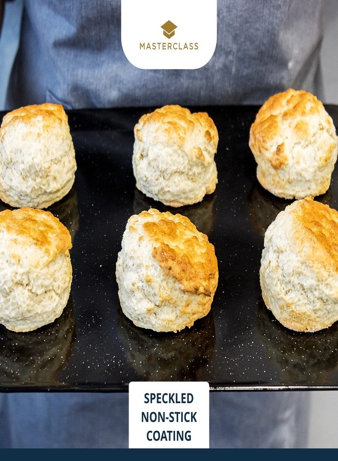 Master Class MasterClass MCVITHB4 Insulated Baking Sheet, Scratch Resistant and Induction Safe Steel Oven Tray with Vitreous Enamel Coating, 35 x 28 cm, Black - Image 4