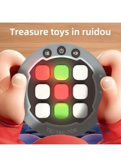 Generic Triple Tac Tac Game Game Machine Children's Interactive Desktop Game Thinking Training New-Colour:English Tic-tac-toe  Opp  - Image 5