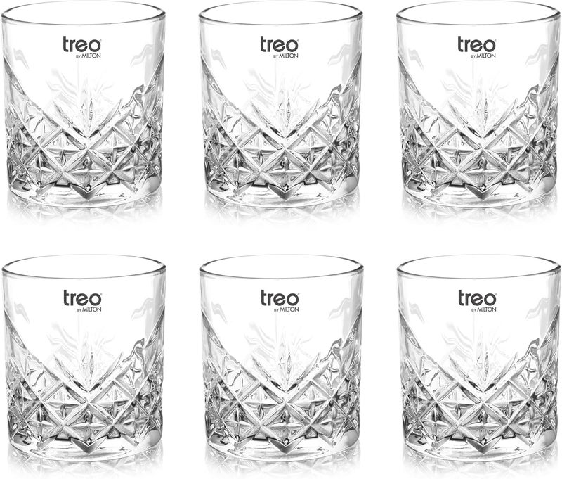 TREO تريو من ميلتون مجموعة كؤوس ويسكي بارلي 6 قطع - Image 5