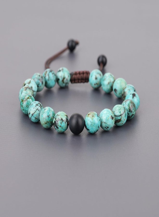 COAI You Complete Me Onyx African Turquoise Stone Bracelets for Couples - Image 5