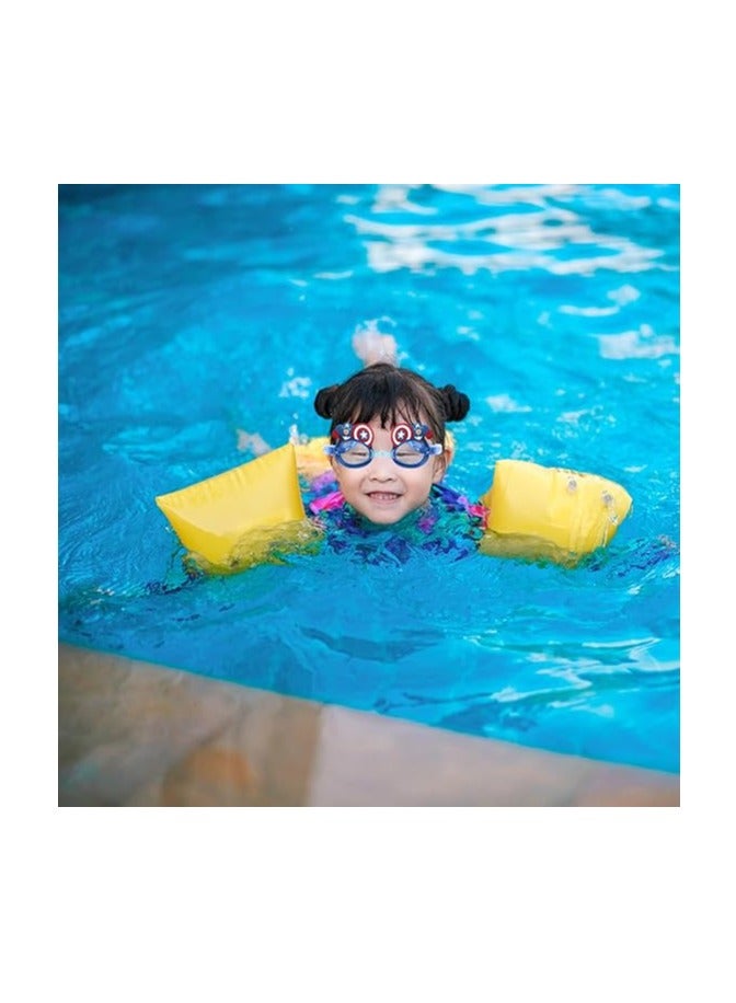 SOLARAE Kids Swimming Goggles Children's Swimming Goggles Swimming Goggles Waterproof Swimming Goggles Anti-Fog Swimming Goggles Wide Field Soft Silicone Fast Children's Goggles Adjustable - Image 5