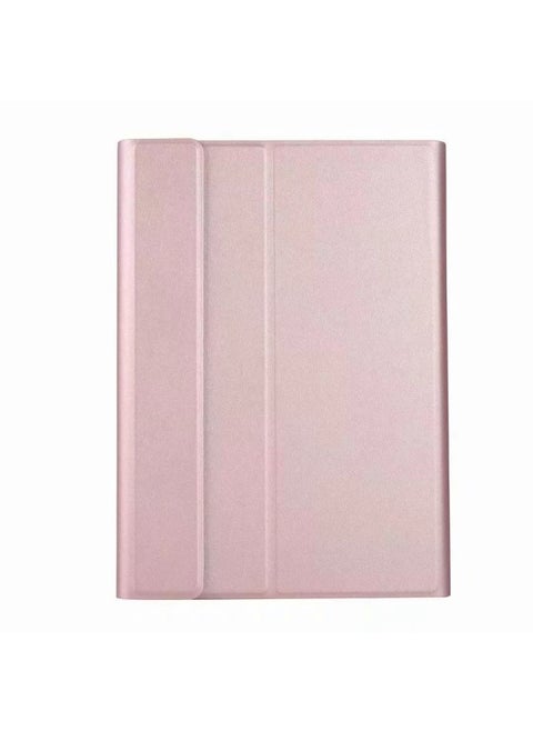For Samsung Tab S9Ultra Bluetooth Keyboard Case IPad10.2 Keyboard Single Leather Case S9FE Keyboard-Color:Rose Gold ]-Applicable Model:iPad Pro11 2022/2021/2020/2018 Universal
