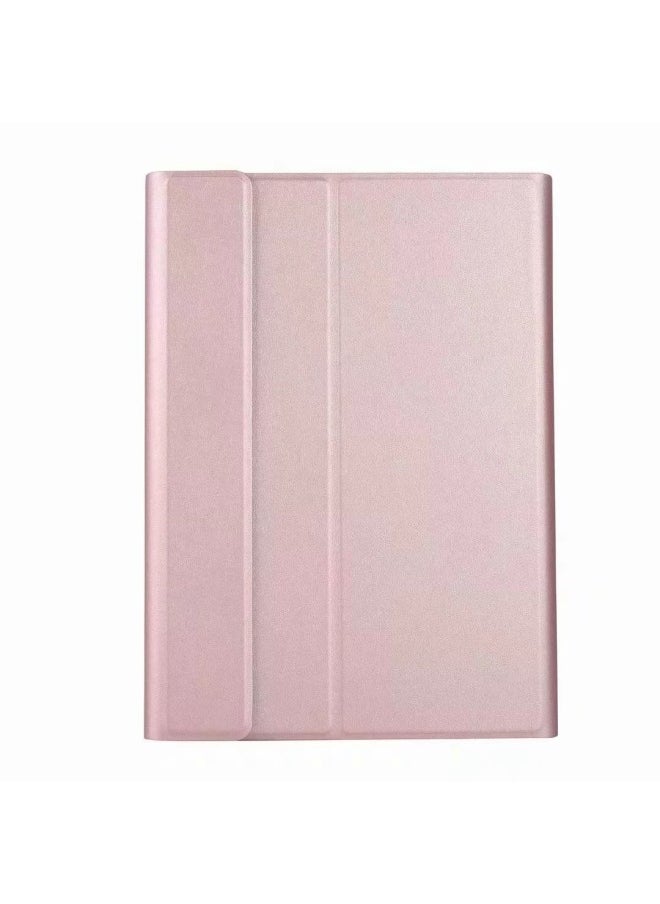 Generic For Samsung Tab S9Ultra Bluetooth Keyboard Case IPad10.2 Keyboard Single Leather Case S9FE Keyboard-Color:Rose Gold ]-Applicable Model:iPad Pro11 2022/2021/2020/2018 Universal  - Image 1