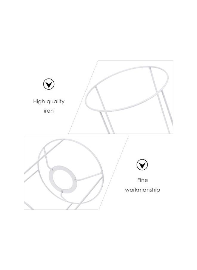 Iron Wire Shade Lampshade Frame Ring Lampshade Lamp Fix Ring DIY Supply Size S