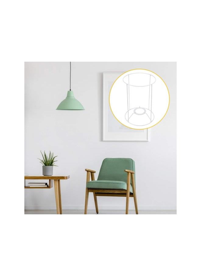 Iron Wire Shade Lampshade Frame Ring Lampshade Lamp Fix Ring DIY Supply Size S