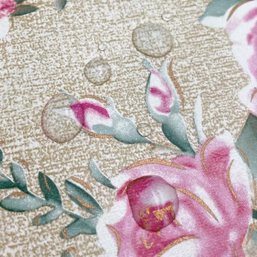 Yifasy 197 feet Roll Yellow Shelf Liner SelfAdhesive Wallpaper Rose Floral Drawer Cover Paper Wall Furniture Protect Film Home Decor 236x177 inch - Image 3