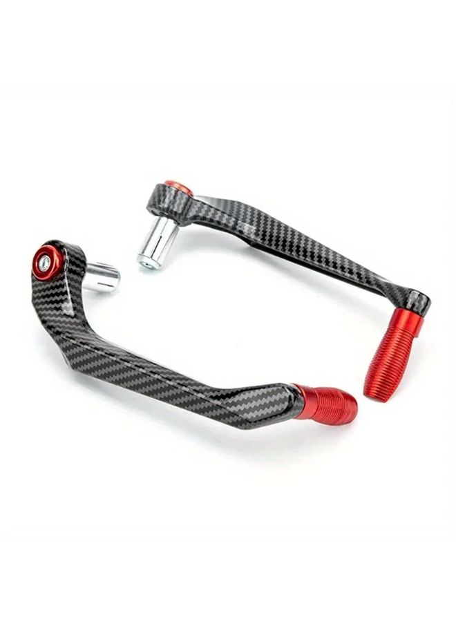 Aluminum Alloy Motorcycle Handlebar Protector Red Fit For All Terrain Vehicles Brake Clutch Lever Hand Guards With Scratch Resistant Protection Durable Motorcycle Modification Accessories Vehicle Safety Accessory Sleek Glossy Finish - Image 5