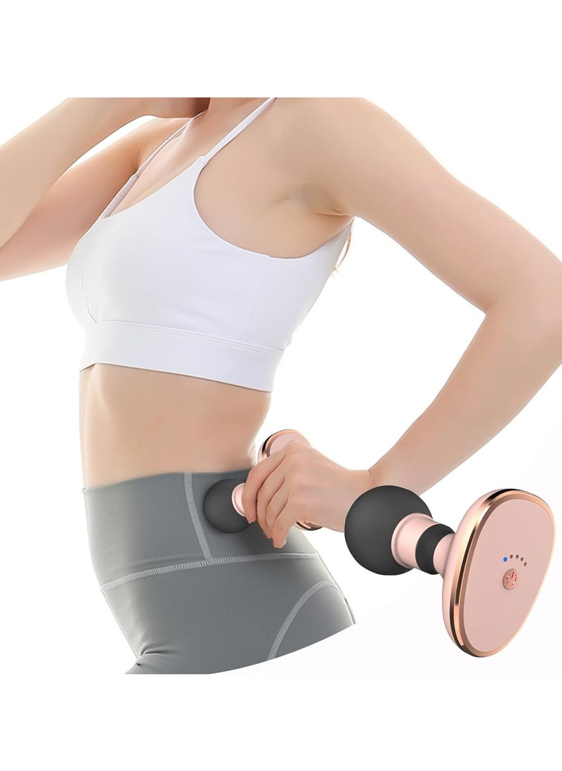 VIO Portable Cordless Mini Massager Percussion Pocket Muscle Massage Gun Super Quiet Technology Handheld USB Relaxation Rechargeable Portable Massager Deep Tissue Pain Relief Massager with 5 Speeds for Home Office Gym  - Image 3