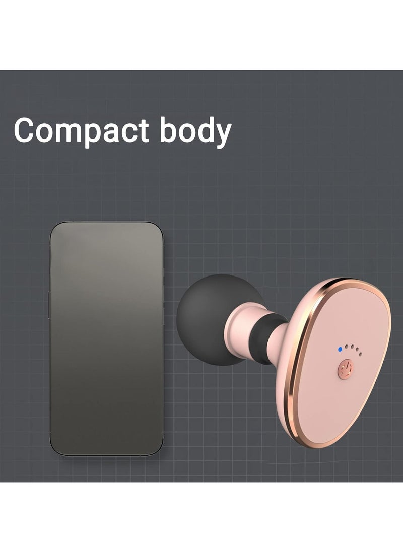 VIO Portable Cordless Mini Massager Percussion Pocket Muscle Massage Gun Super Quiet Technology Handheld USB Relaxation Rechargeable Portable Massager Deep Tissue Pain Relief Massager with 5 Speeds for Home Office Gym  - Image 2