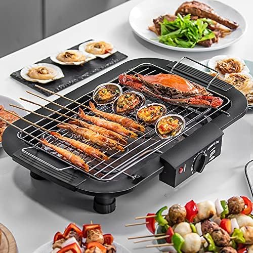 CYROX Electric Barbeque Grill 2000w Tandoori Maker Temperature Control Barbeque Grill for Home Removable Water Filled Drip Tray 1Pcs - Image 1