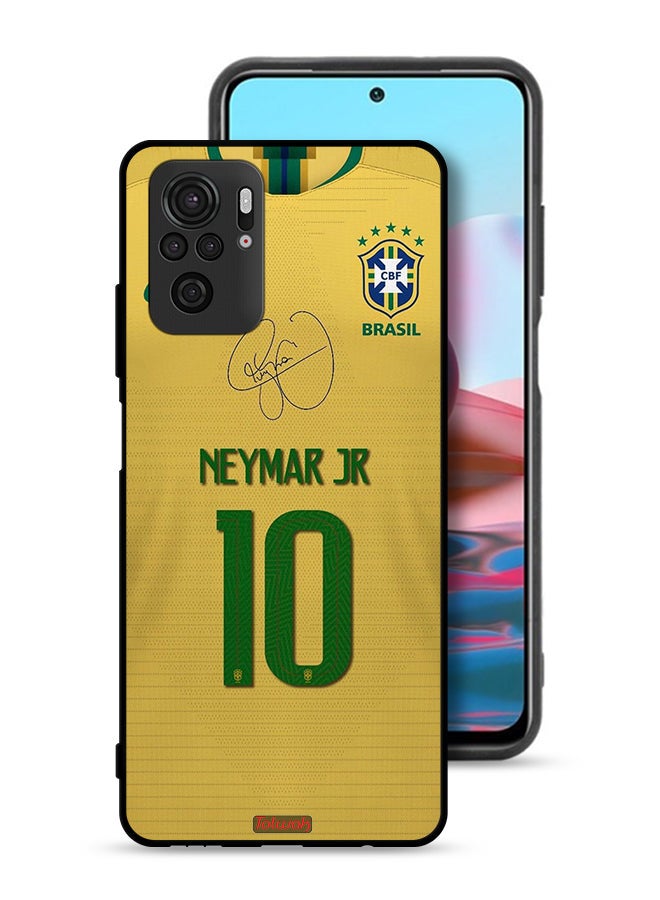 Tolwak Xiaomi Redmi Note 10 4G Protective Case Cover Neymar Jr 10 - Image 1