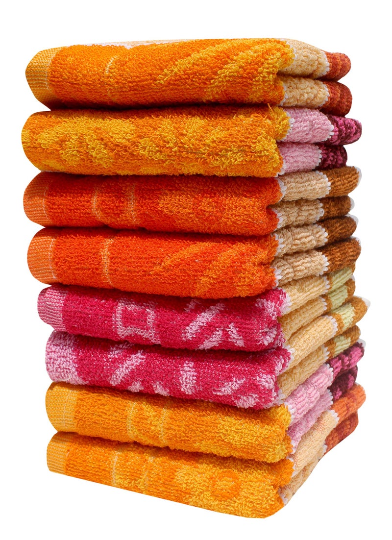Mandhania Dailyuse Soft Cotton Hand Towels, 35x53 cm Pack of 8 (SHT801) - Image 1