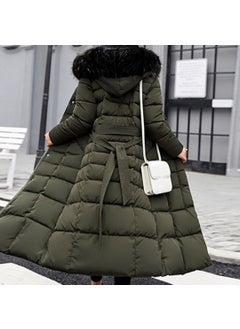 1Tarz 1style Toridas Casual Winter Full Length Puffer Women's Coat BT180HAKI1  - Image 4