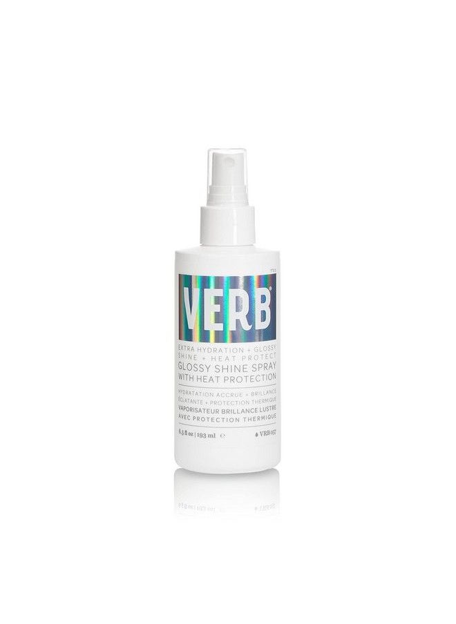 verb Glossy Shine Spray With Heat Protection Vegan Paraben Free Moisturizing Hair Spray Without Harmful Sulfates For All Hair Types Adds High Shine And Primes For Styling 6.5 Fl Oz  - Image 2