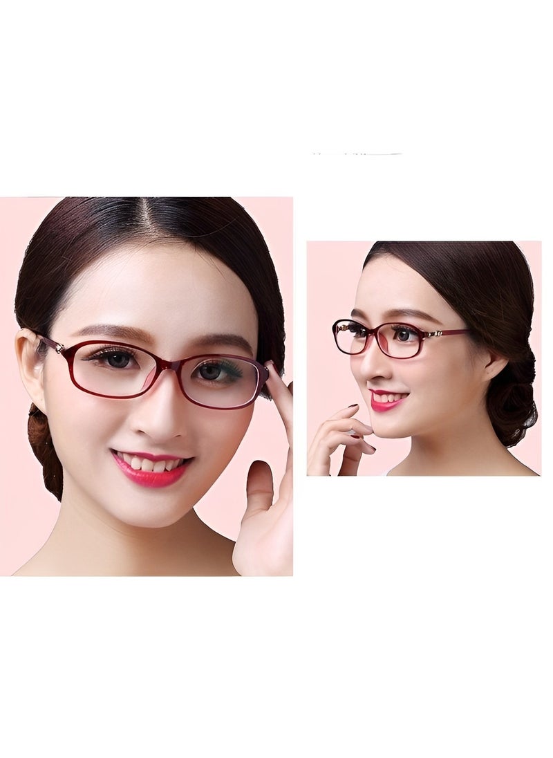 REOCLE - Women's Reading Glasses Anti Eyestrain Blue Light Blocking Glasses Lightweight Durable Readers Computer Readers - Image 1