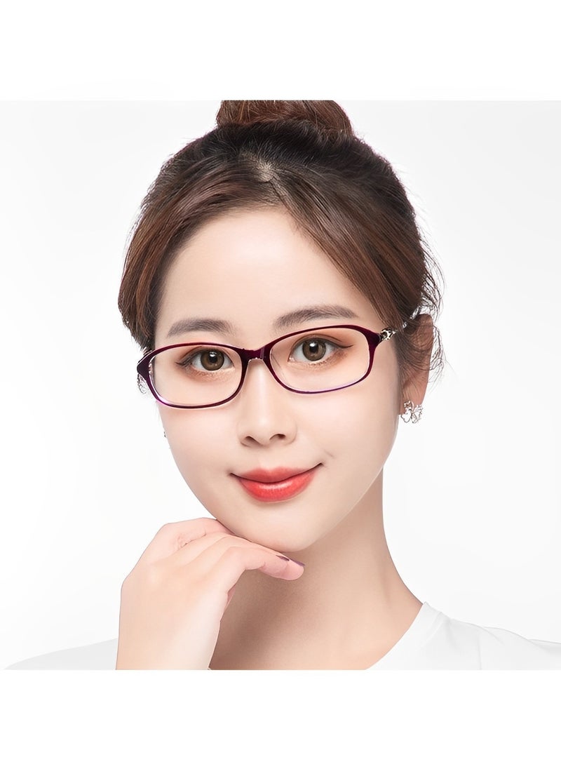 REOCLE - Women's Reading Glasses Anti Eyestrain Blue Light Blocking Glasses Lightweight Durable Readers Computer Readers - Image 1